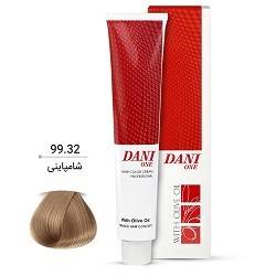 رنگ مو بدون آمونیاک شامپاینی 99/32دنی وان 100 میل